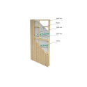 Palmako Marron Bois massif 40.5m²