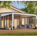 Palmako Blanc Bois massif 17.64m²