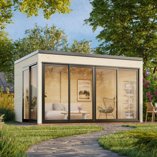 Palmako Marron Bois massif 13.4m²