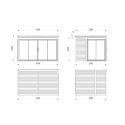 Palmako Marron Bois massif 13.4m²
