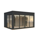Palmako Gris Bois massif 13.4m²