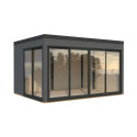 Palmako Gris Bois massif 13.4m²