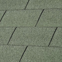 Shingles rectangulaires 3m² - Asphalte et granulats minéraux - Vert - Gardenas