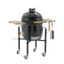 Kamado ONE.55 Noir + Chariot - Monolith BBQ