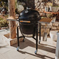 Kamado ONE.66 Noir + Chariot - Monolith BBQ