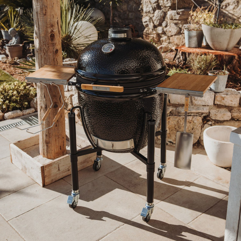 Kamado ONE.66 Noir + Chariot - Monolith BBQ