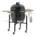Kamado ONE.66 Noir + Chariot - Monolith BBQ