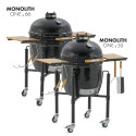 Kamado ONE.66 Noir + Chariot - Monolith BBQ