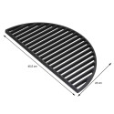 Demi Grille Fonte Monolith - Accessoire BBQ Haute Qualité