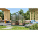 Serre de jardin en alu vert et polycarbonate 6mm - Venus 3800 - Vitavia