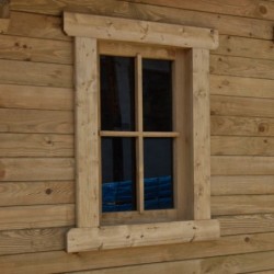 Fenêtre ouvrante tirant gauche pour Abri 28mm brut Gardy Shelter