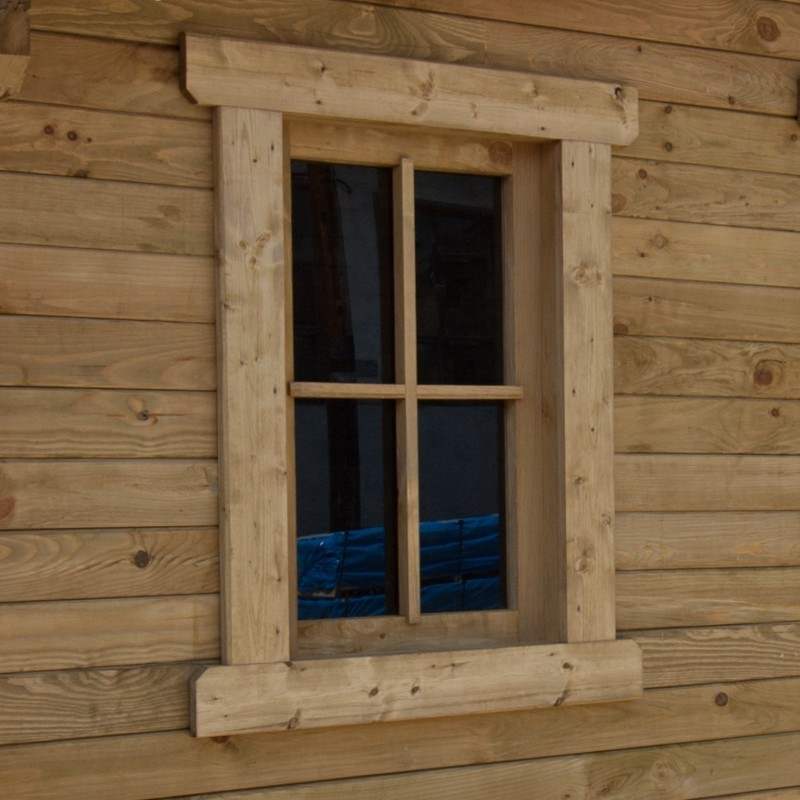Fenêtre ouvrante tirant gauche pour Abri 40mm brut Gardy Shelter