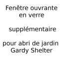 Fenêtre ouvrante tirant gauche pour Abri 40mm brut Gardy Shelter