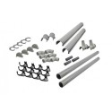 Kit gouttière en PVC avec 2 extensions - longueur 8m - ref 8389 WoodFeeling