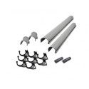 Kit gouttière en PVC avec 2 extensions - longueur 8m - ref 8389 WoodFeeling