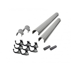 Kit gouttière en PVC - longueur 590cm - ref 8379 WoodFeeling