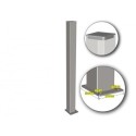 Poteau acier galvanisé 15x15 cm H205 cm pour portails ROY - 18 coloris au choix - Fabrication française