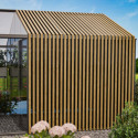 BloomCabin Serre de jardin en verre Gris 14.3m²