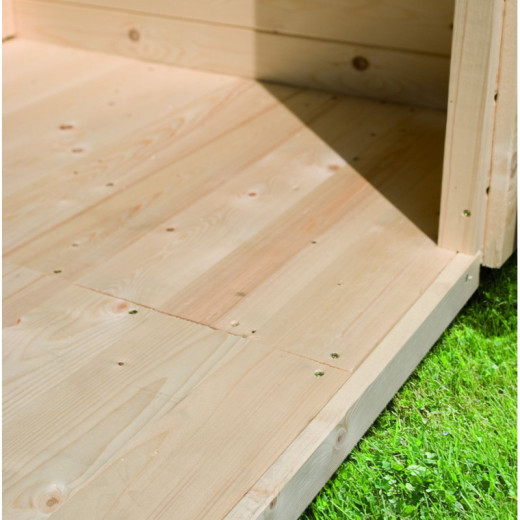 Plancher en bois épicéa du nord pour abris de jardin Karibu 54195