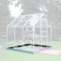 Embase pour serre de jardin 3,8 m² Halls Popular - Acier galvanisé