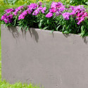 Jardinière en fibre de terre 100x45xH.45cm taupe