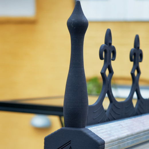 Crête de faitage victorienne pour serre Orangery 15,2m² Juliana