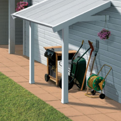 Auvent pour abri de jardin Grosfillex