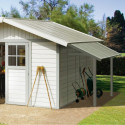 Auvent pour abri de jardin Grosfillex