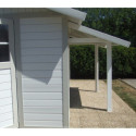 Auvent pour abri de jardin Grosfillex
