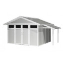 Auvent pour abri de jardin Grosfillex