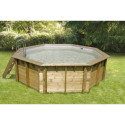 Piscine bois octogonale Diam 430cm OCEA toute équipée UBBINK