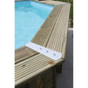 Piscine bois octogonale Diam 430cm OCEA toute équipée UBBINK