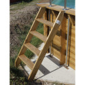 Piscine bois octogonale Diam 430cm OCEA toute équipée UBBINK