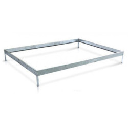 Embase pour serre de jardin 2,5m² en aluminium Habrita