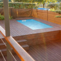 Piscine bois 200x350cm AZURA avec filtre à cartouche Intex - UBBINK