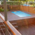 Piscine bois 200x350cm AZURA avec filtre à cartouche Intex - UBBINK