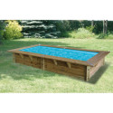 Piscine bois 200x350cm AZURA avec filtre à cartouche Intex - UBBINK