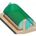 Voile d'ombrage 50% L.1,5m - laize de 4m pour serres tunnel - RICHEL