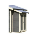 Armoire modulaire en épicéa massif gris terre Karibu