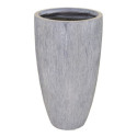 Vase haut pour plantes D56xH100cm  gris clair - Mega collections