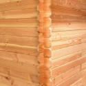 Abri DUBLIN 5,32m² en madriers Douglas 28mm sans plancher - HABRITA
