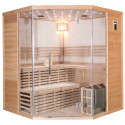 Sauna traditionnel LUXE 5-6 places SNÖ + poêle SAWO 9000W - SNÖ