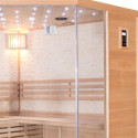 Sauna traditionnel LUXE 5-6 places SNÖ + poêle SAWO 9000W - SNÖ