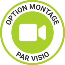 Prestation d'aide au montage en visioconférence par un professionnel