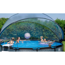 Dôme de piscine hors sol ronde diam 450cm – Exit Toys