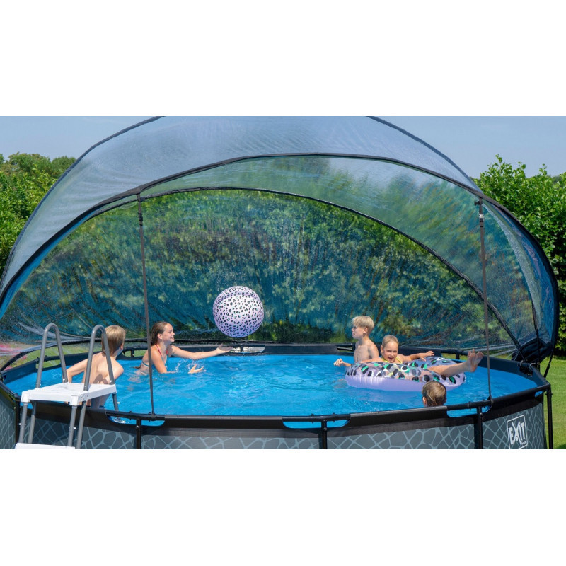 Dôme de piscine hors sol ronde diam 450cm – Exit Toys