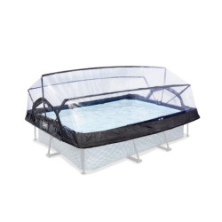 Dôme de piscine hors sol rectangulaire 220x150cm – Exit Toys