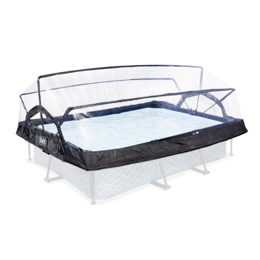 Dôme de piscine hors sol rectangulaire 300x200cm – Exit Toys