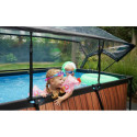 Dôme de piscine hors sol rectangulaire 300x200cm – Exit Toys
