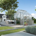 Serre de jardin Diana 5m² en aluminium et panneaux de polycarbonate 4mm - Vitavia